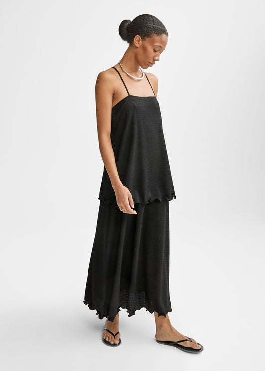 Christian Aks Astrid Crincle Dress Dresses 9090 Black