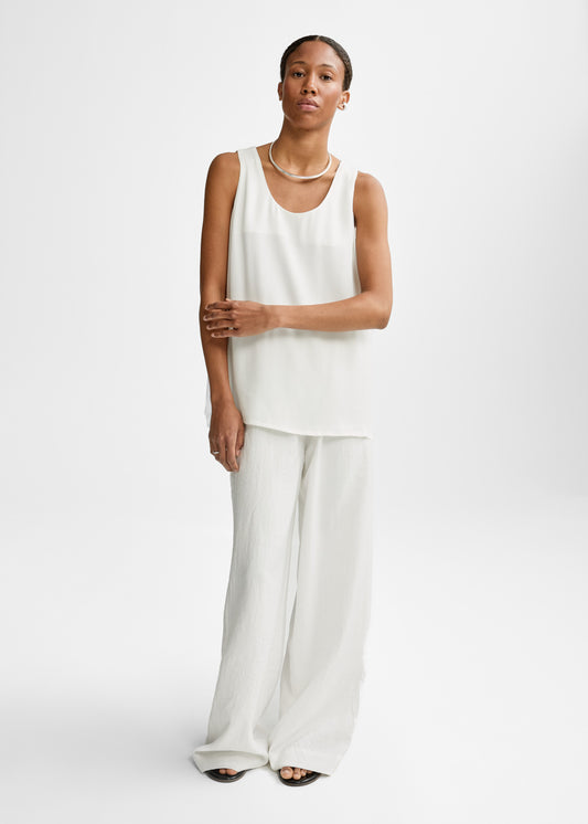 Christian Aks Neo Viscose Top Tops 9001 White