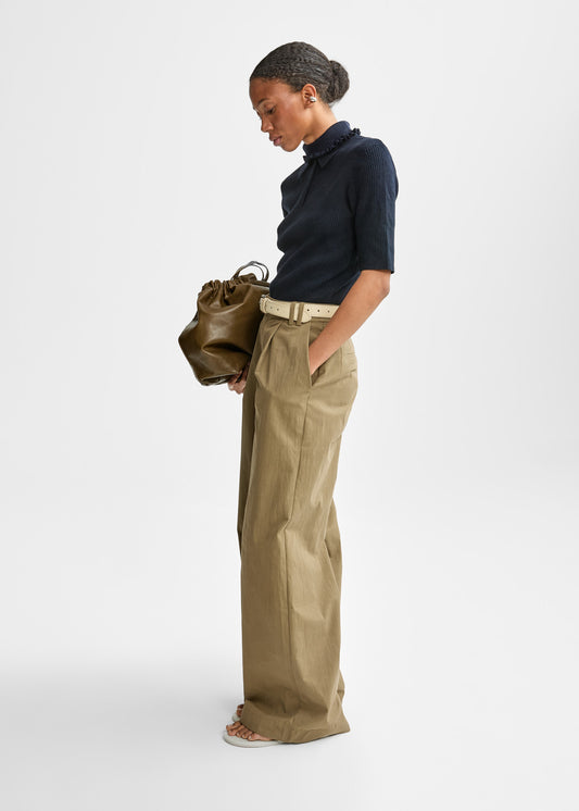 Christian Aks Sharon Cotton Trouser Trousers 8068 Wood