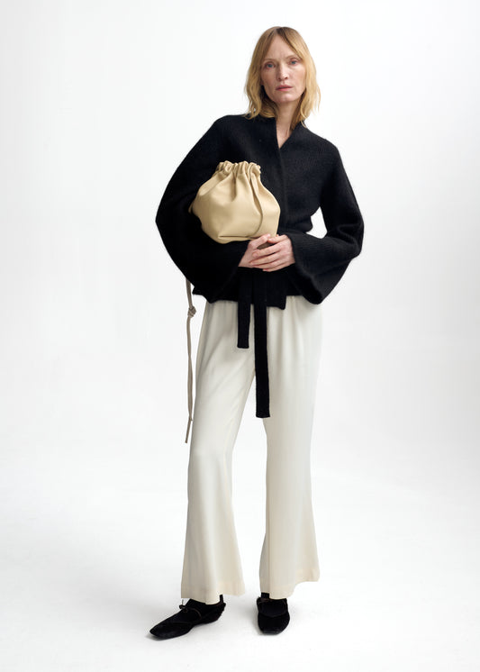 Christian Aks Vesper Viscose Trouser Trousers 9001 White